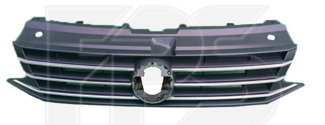 Решітка Пластикова Передня Права Volkswagen Polo 2015-2019