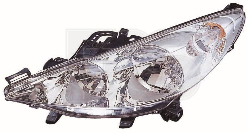 Фара Передня Передня Права Peugeot 207 2006-2012, 620695