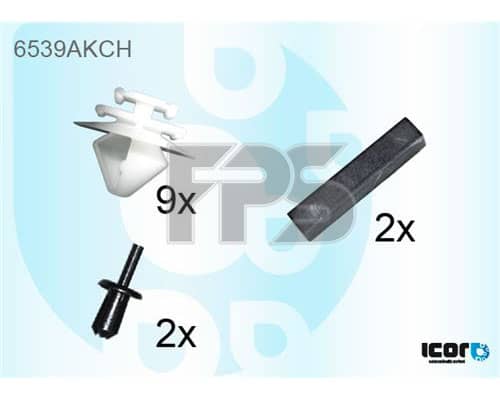 Кліпси Пластикові Peugeot 206 1998-2009