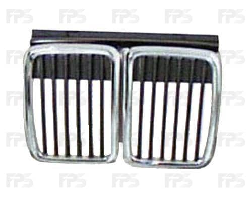 Решітка Пластикова Передня Права BMW 3 1987-1991, 51 13 1 884 350, 51131916504