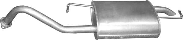 Глушник Задній Toyota Corolla 2002-2004, 174300D170, 1743022320