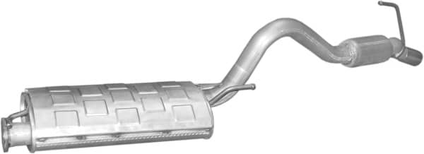 Глушник Задній Mitsubishi L200 1996-2005, MR127383, XR127383