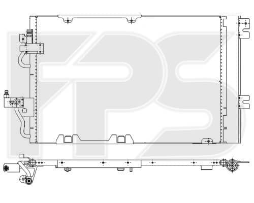 Радіатор кондиціонера Opel Astra 2003-2014, 1850097, 93178959