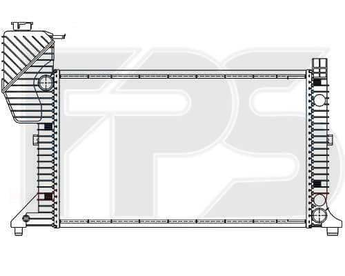 Радіатор Охолодження Mercedes-Benz Sprinter 1995-2000, 9015003100, A9015003100
