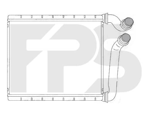 Радіатор Пічки Skoda Superb 2009-2013, 3C0819031, 3C0819031A