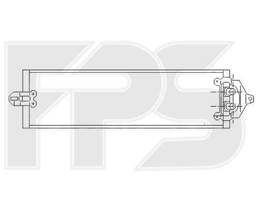 Радіатор Масляний Porsche Cayenne 2003-2010, 7L0317021, 7L0317021C, 7L0317821D, 7L0317822D, 95530701700, 95530701703