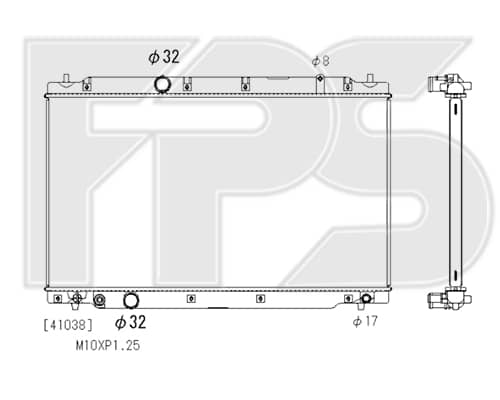 Радіатор Охолодження Honda CRV 2020-2022, 190105PAA01, 190105SJ003
