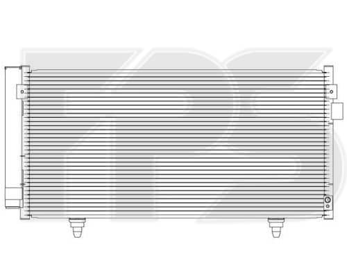 Радіатор кондиціонера Subaru Forester 2008-2012, 73210FG000, 73210SC000, 73210SC001, 73210SC002, 73210SC003, 73210SC010, 73210SC011, 73210SC012, 73210SC013