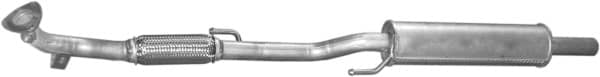 Глушник Посередені Volkswagen FOX 2005-2011