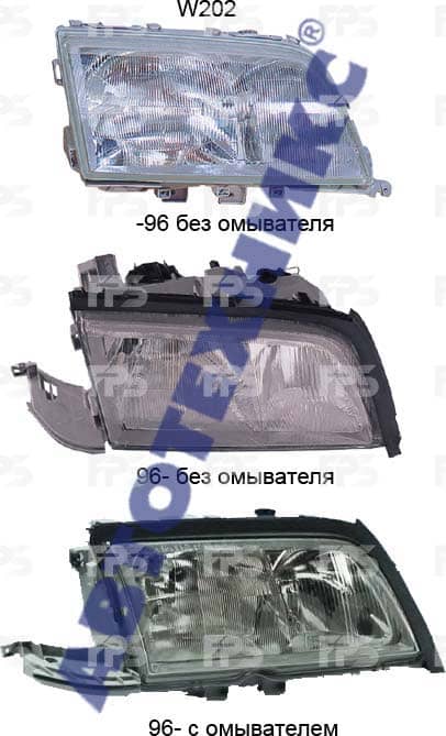 Фара Протитуманна Передня Права Mercedes-Benz C-Class 1993-2000, 2028201261, A2028201261