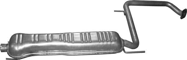 Глушник Посередені Opel Zafira 1999-2005, 58522166, 9270208