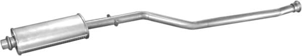 Глушник Посередені Citroen Berlingo 1997-2002, 1717.74, 1717.75