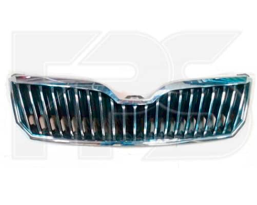Решітка Радіатора Пластикова Передня Права Skoda Superb 2013-2015