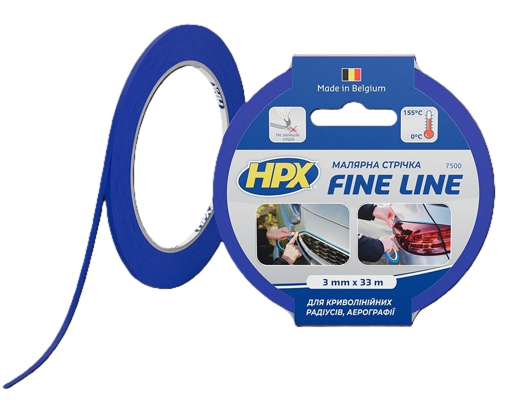 Синя маскуюча стрічка · HPX · арт. HP FL0333