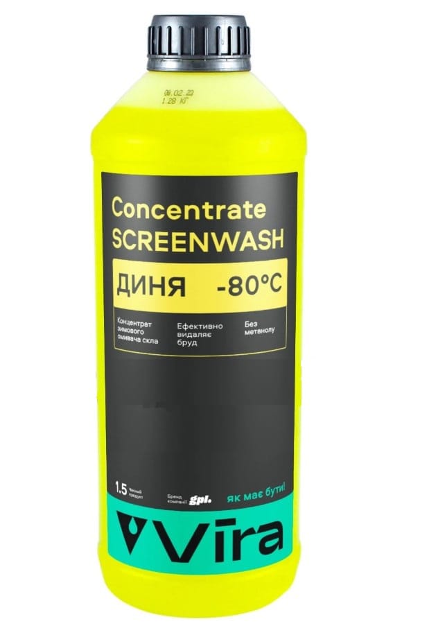 Омивач скла зимовий · VIRA · арт. GE SCR.WASH-80D 1,5L