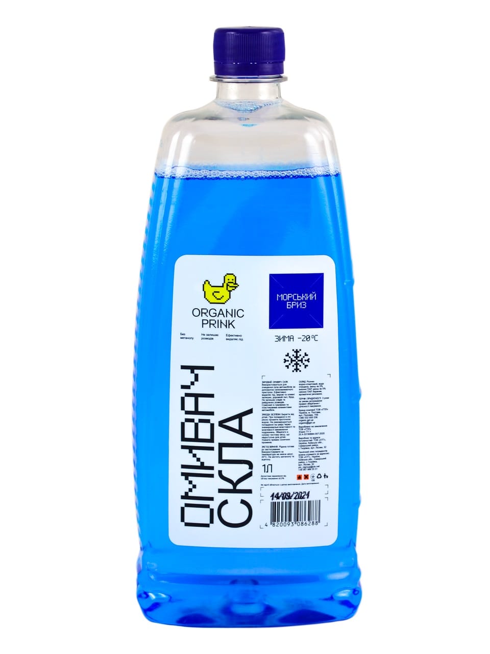 Омивач скла зимовий · ORGANIC · арт. GE SCR.WASH-20 SB 1L