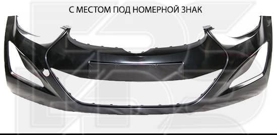 Бампер Передній Правий Hyundai Elantra 2014-2016