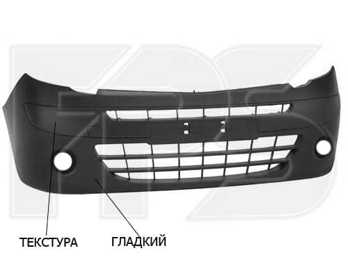 Бампер Передній Правий Renault Kangoo 2008-2013