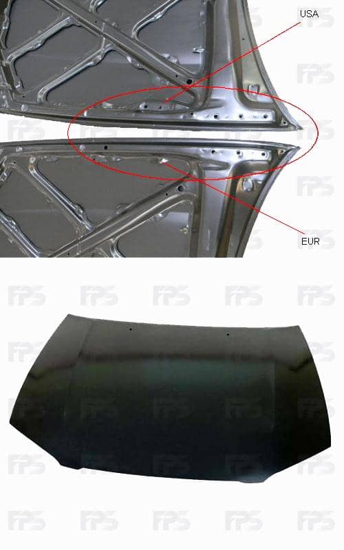 Капот Передній Правий Toyota Camry 1997-2001