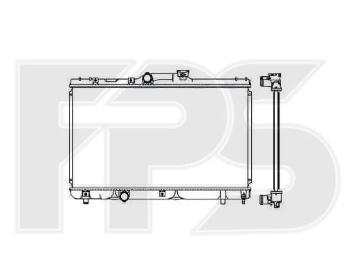 Радіатор Охолодження Toyota Corolla 1992-1997, 1640002100, 1640002101, 1640015450, 1640015451, 1640015480, 1640015481, 1640015520, 1640015521, 1640015680, 1640015690, 1640016490, 1640016491, 1640016630, 1640016640, 1640016660, 164001666087, 1640016680, 164001668087